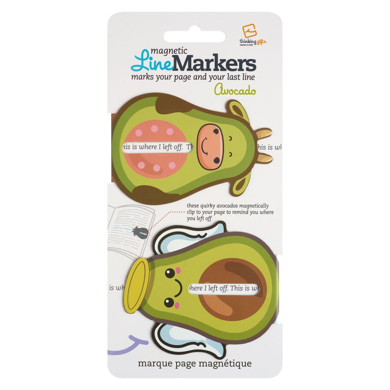 Linemarkers. Avocado