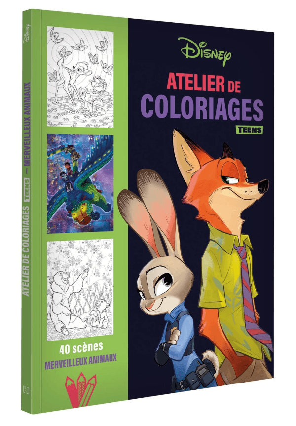 Disney Teens. Atelier De Coloriages. Merveilleux Animaux