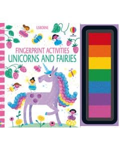 Fingerprint Act. Unicorns&Fairies (Usborne)