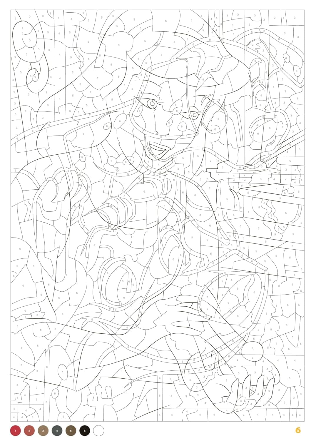Coloriages Mysteres Disney. Portraits