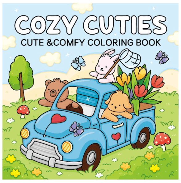 Cozy Cuties. Раскраска