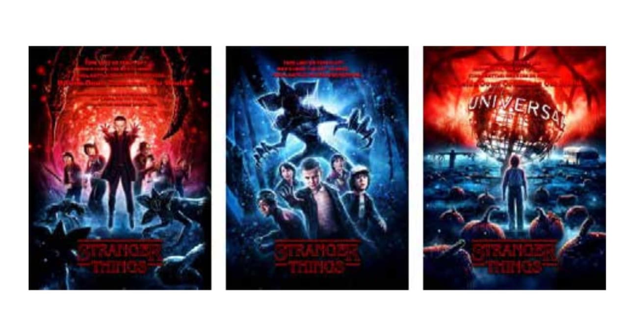 Lenticular Picture Stranger Things. 5140