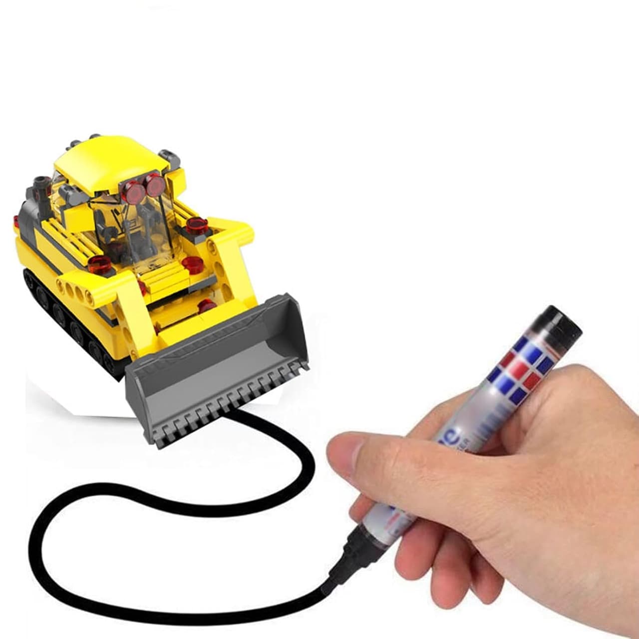 Truck Inductive. Bulldozer
