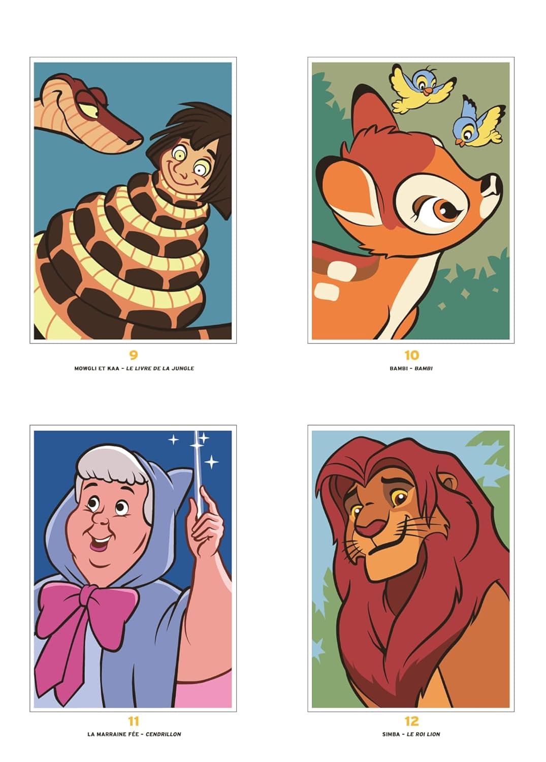 Coloriages Mysteres Disney. Portraits