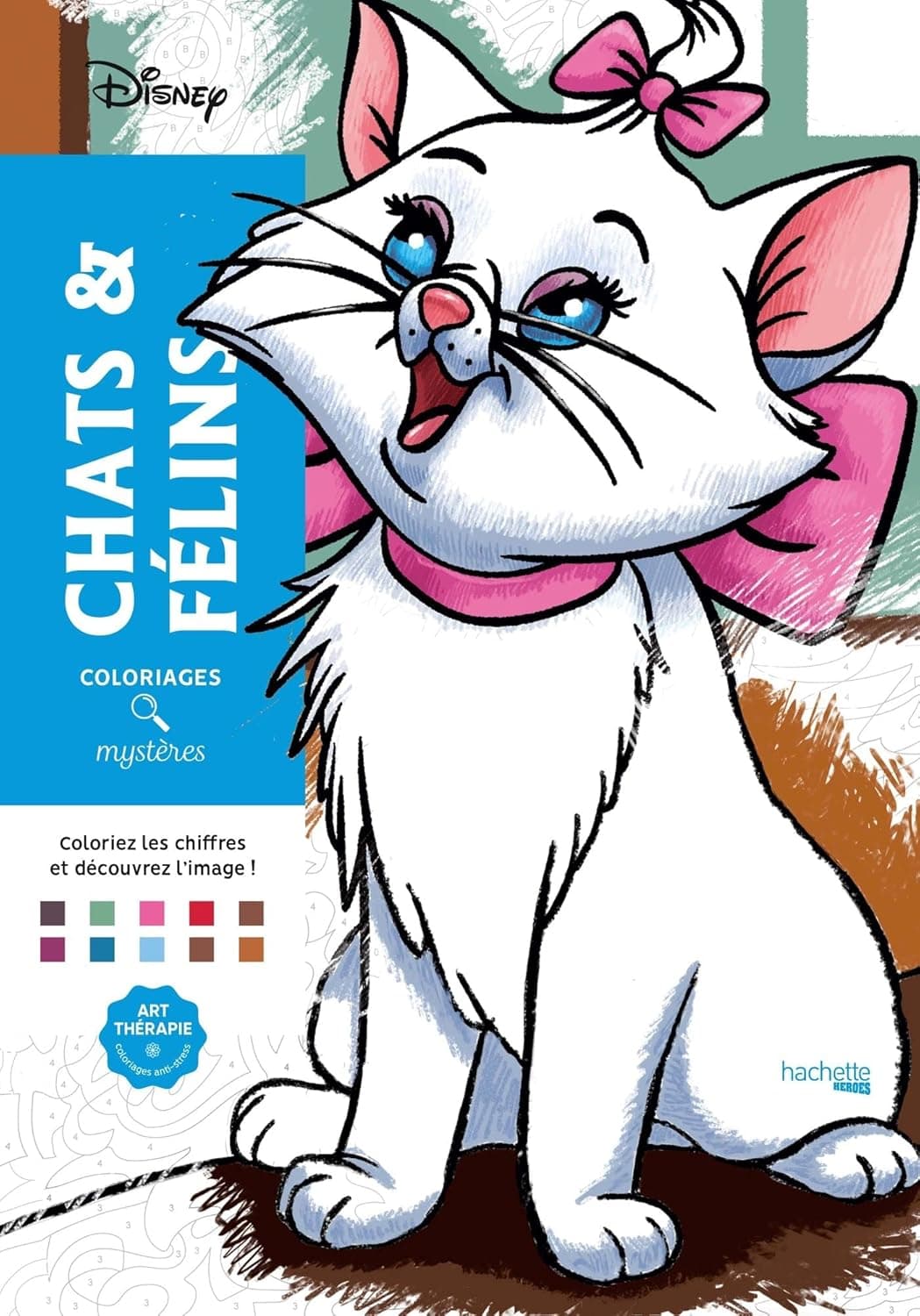 COLORIAGES MYSTERES DISNEY - CHATS ET FELINS