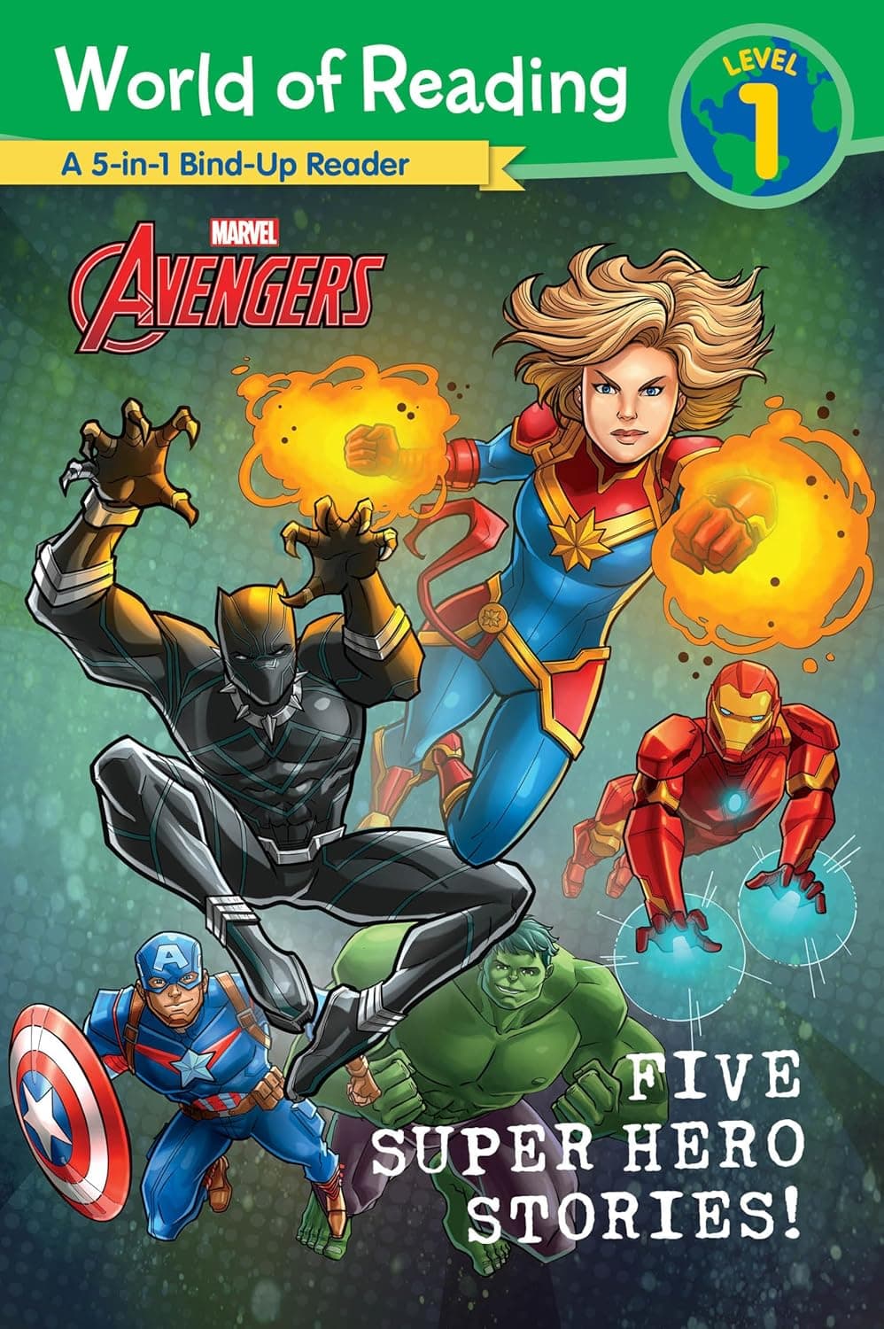 Avengers. World of Reading. Five Super Hero Stories. Level 1