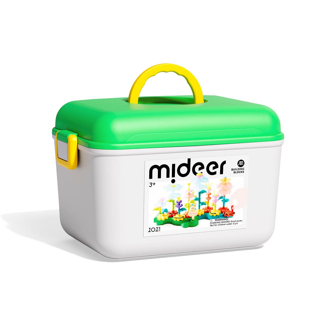 Mideer. Interlocking Rotating Garden Building Blocks. 101 pcs