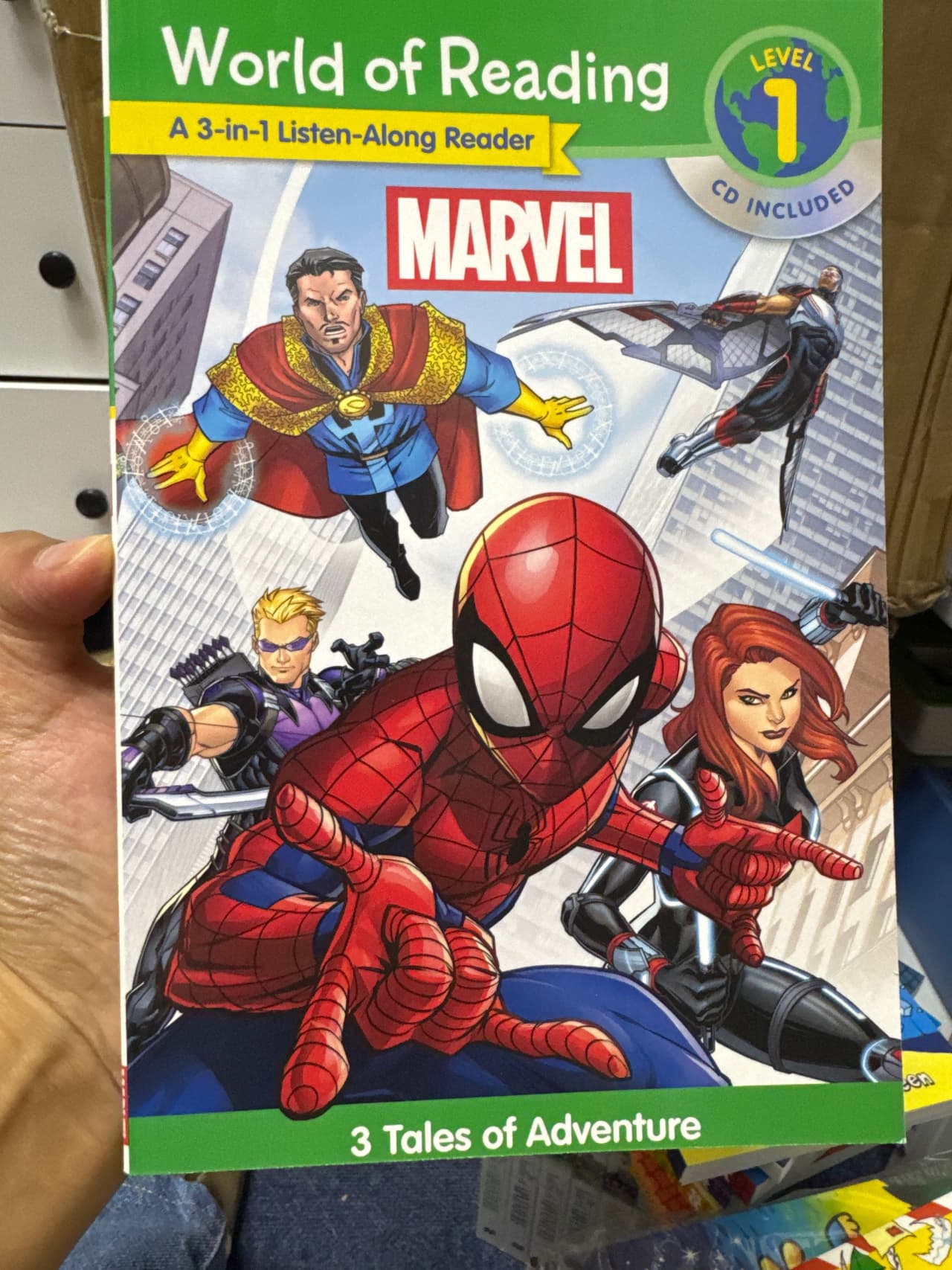 A 3 in 1 listen Along marvel