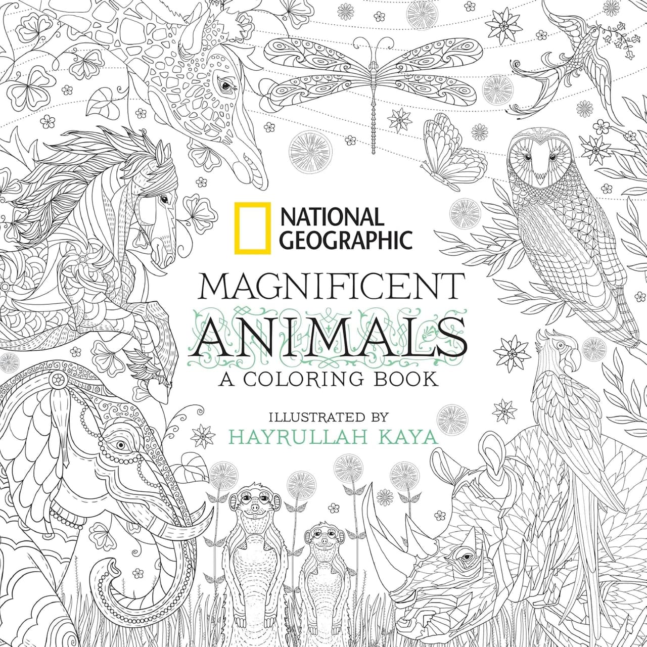 Magnificent animals. Coloring book