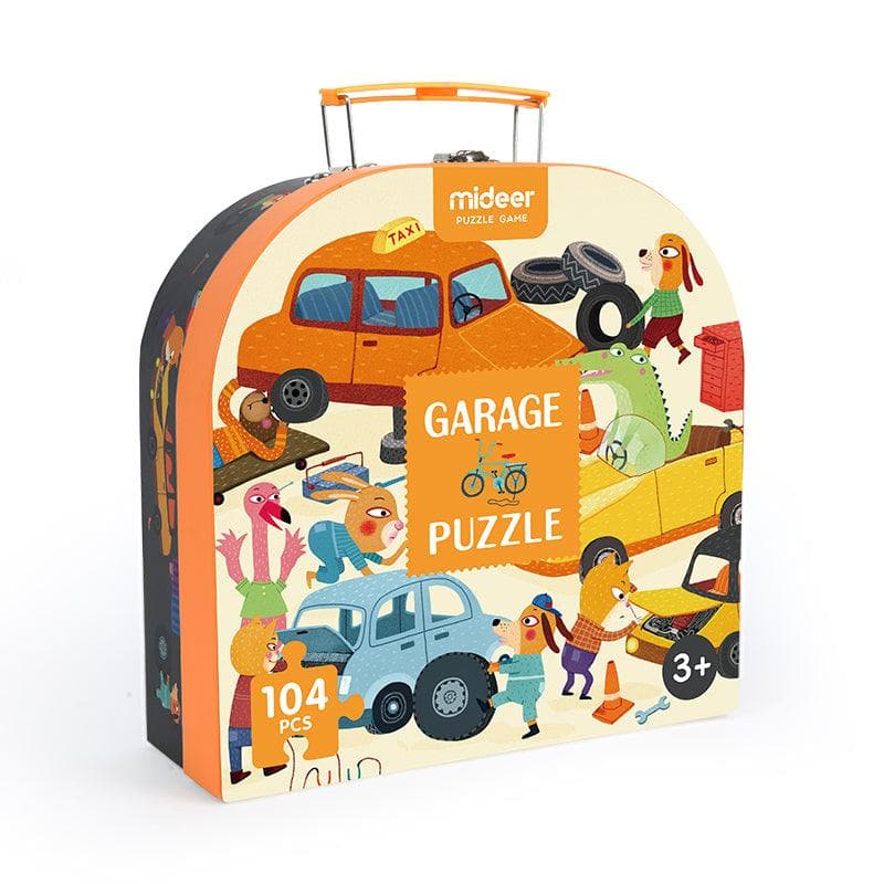Mideer. Busy garage. 104 pcs