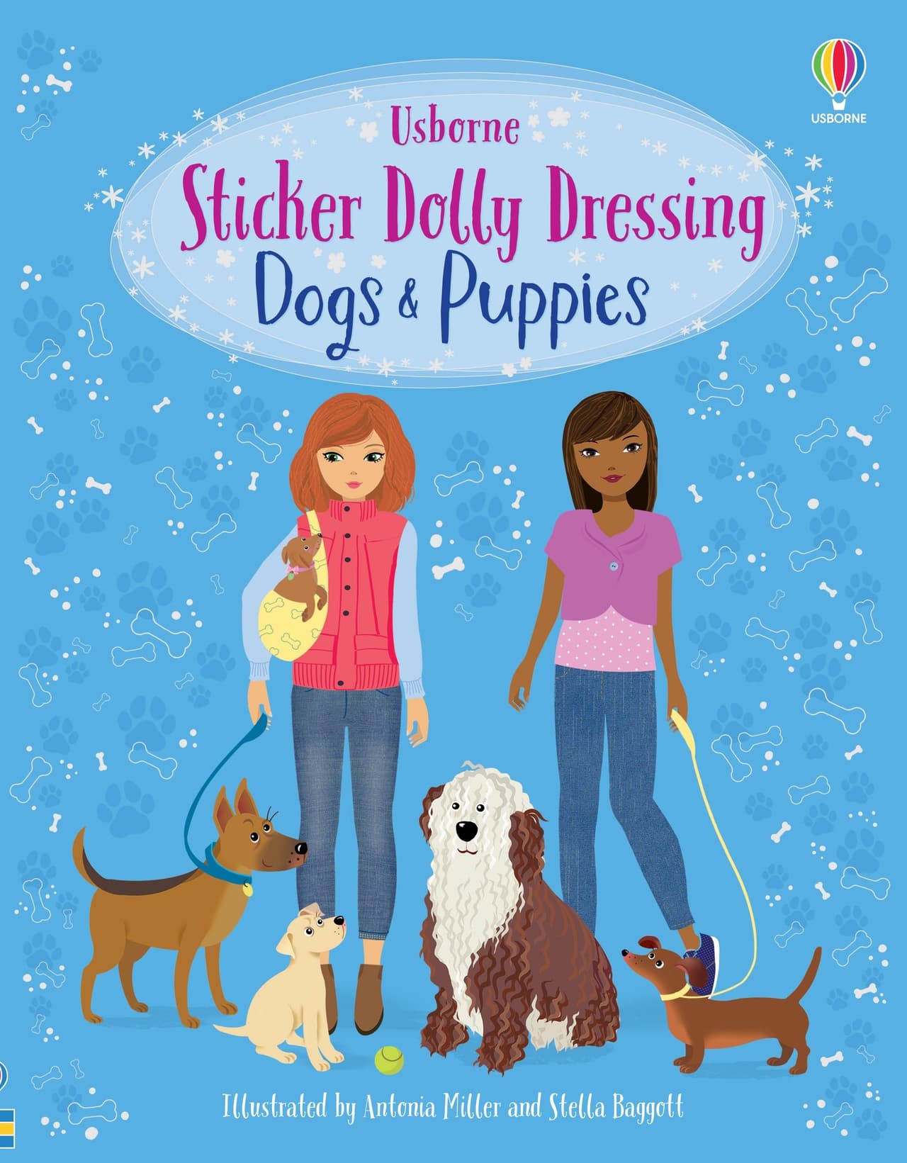 Sticker Dolly Dressing. Dogs and Puppies