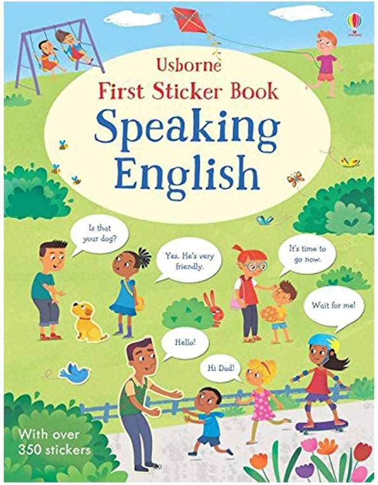 Speaking English - First Sticker book (Usborne)