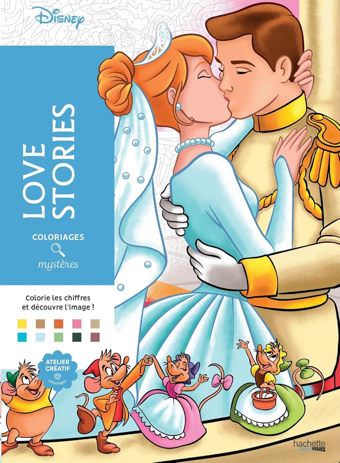 Coloriages Mysteres Disney. Love Stories