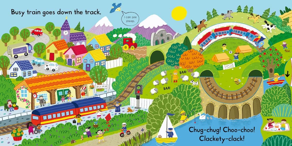 Campbell. Busy Train
