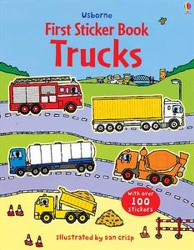 Trucks - First Sticker book (Usborne)