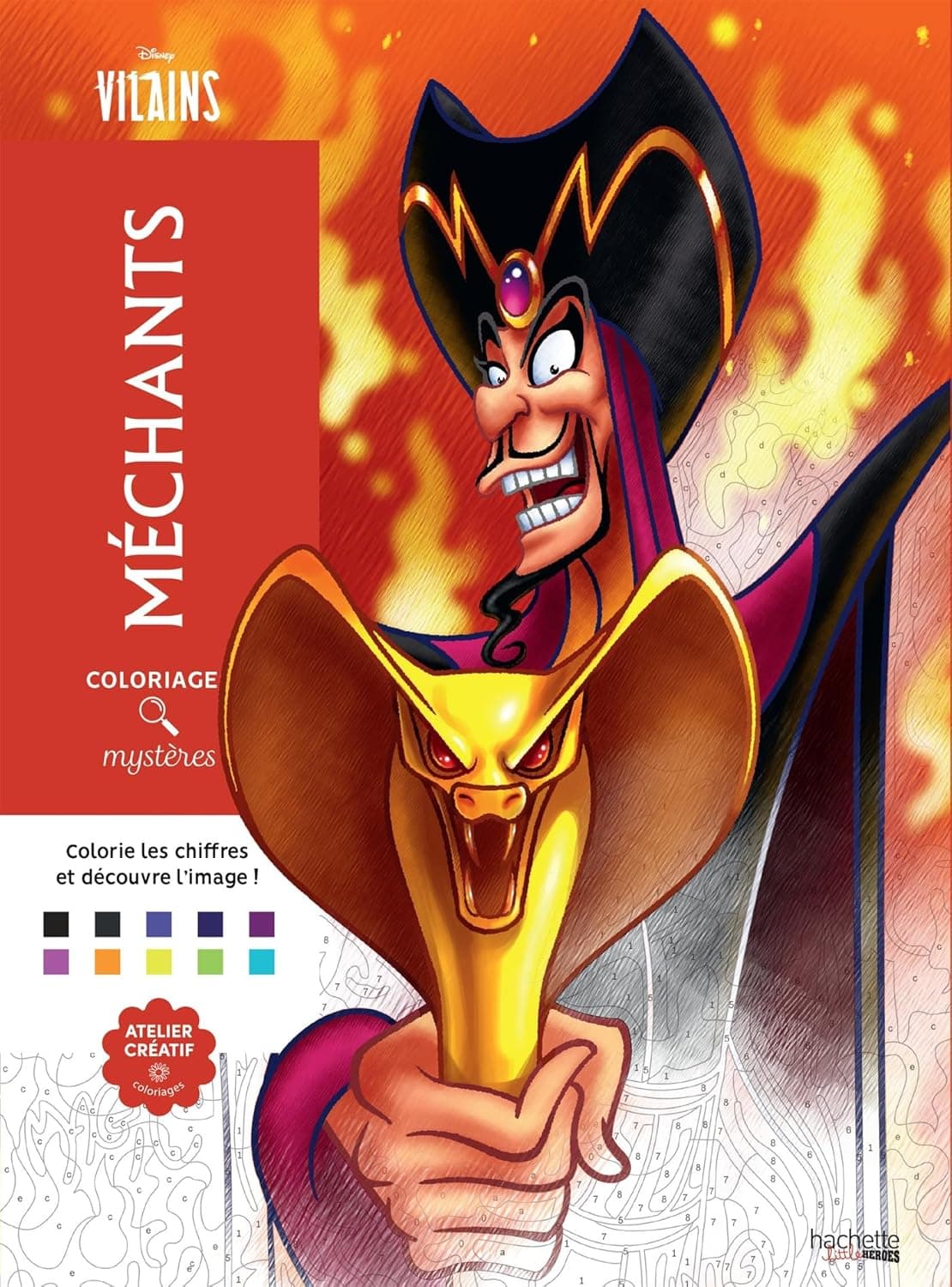 Coloriages Mysteres Disney. Mechants