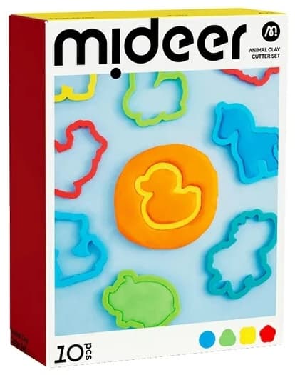 Mideer. Animal Clay Embossing Cutter Set