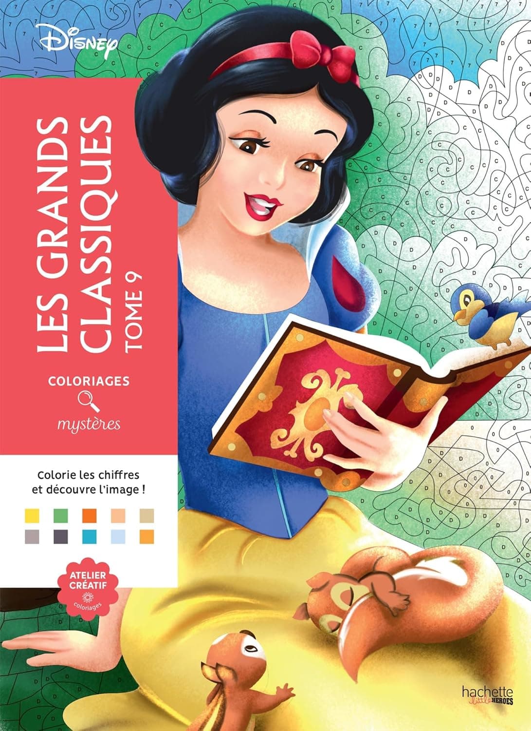 Coloriages Mysteres Disney. Les Grands Classiques. Tome 9