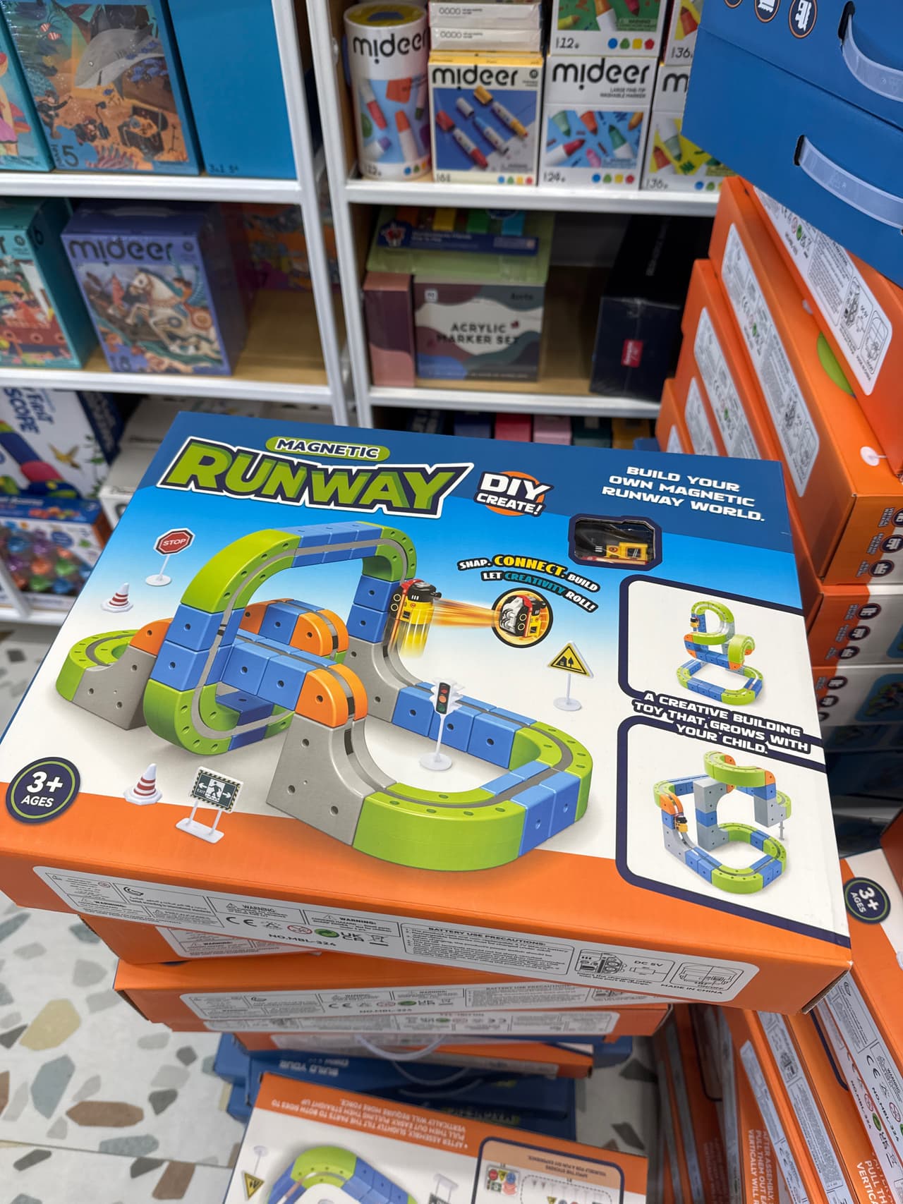Magnetic Runway. 69 pcs