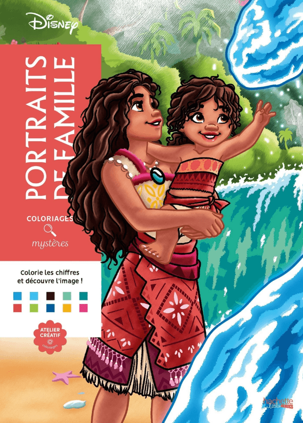 Coloriages Mysteres Disney. Portraits De Famille