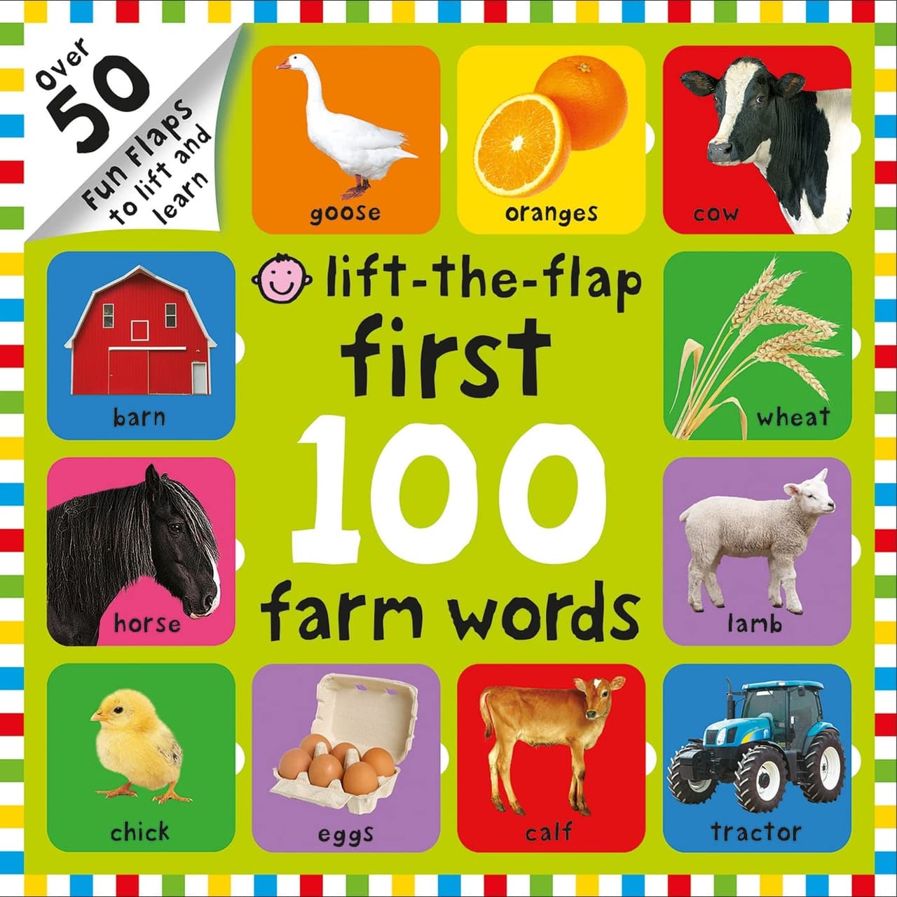 Lift-the-flap. First 100 Farm Words