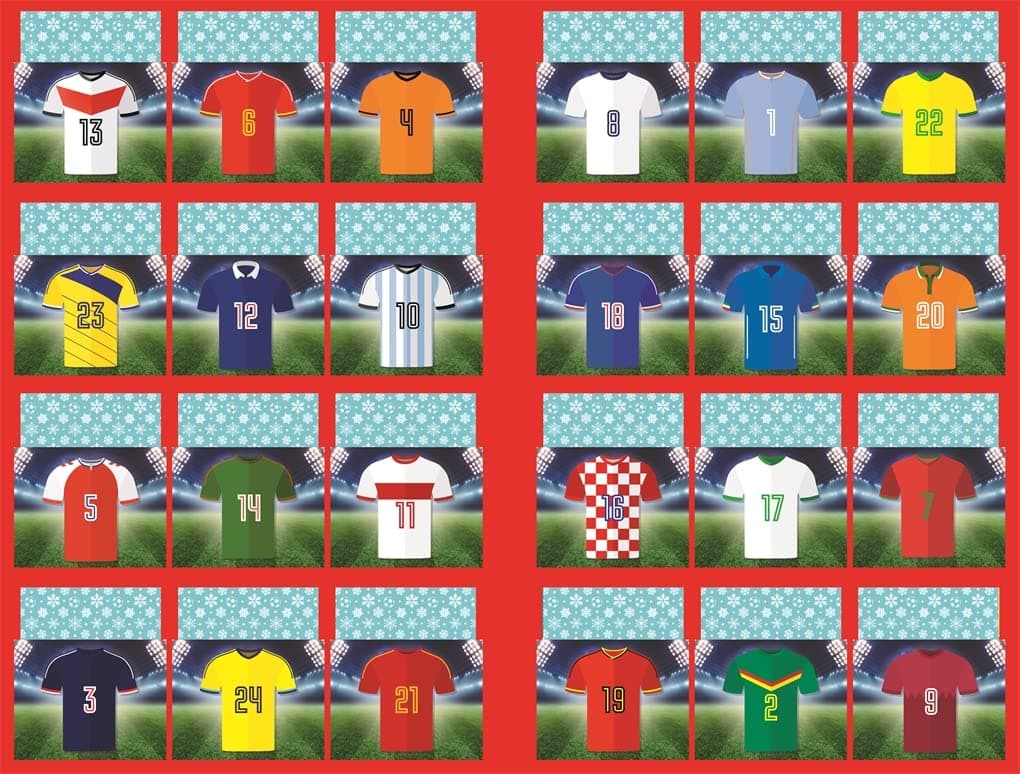 The Voice of Football Shoot. Activity Advent Calendar