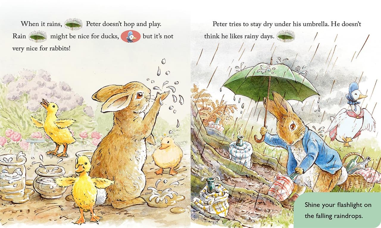 Glow Book with Flaps and Box: Peter Rabbit
