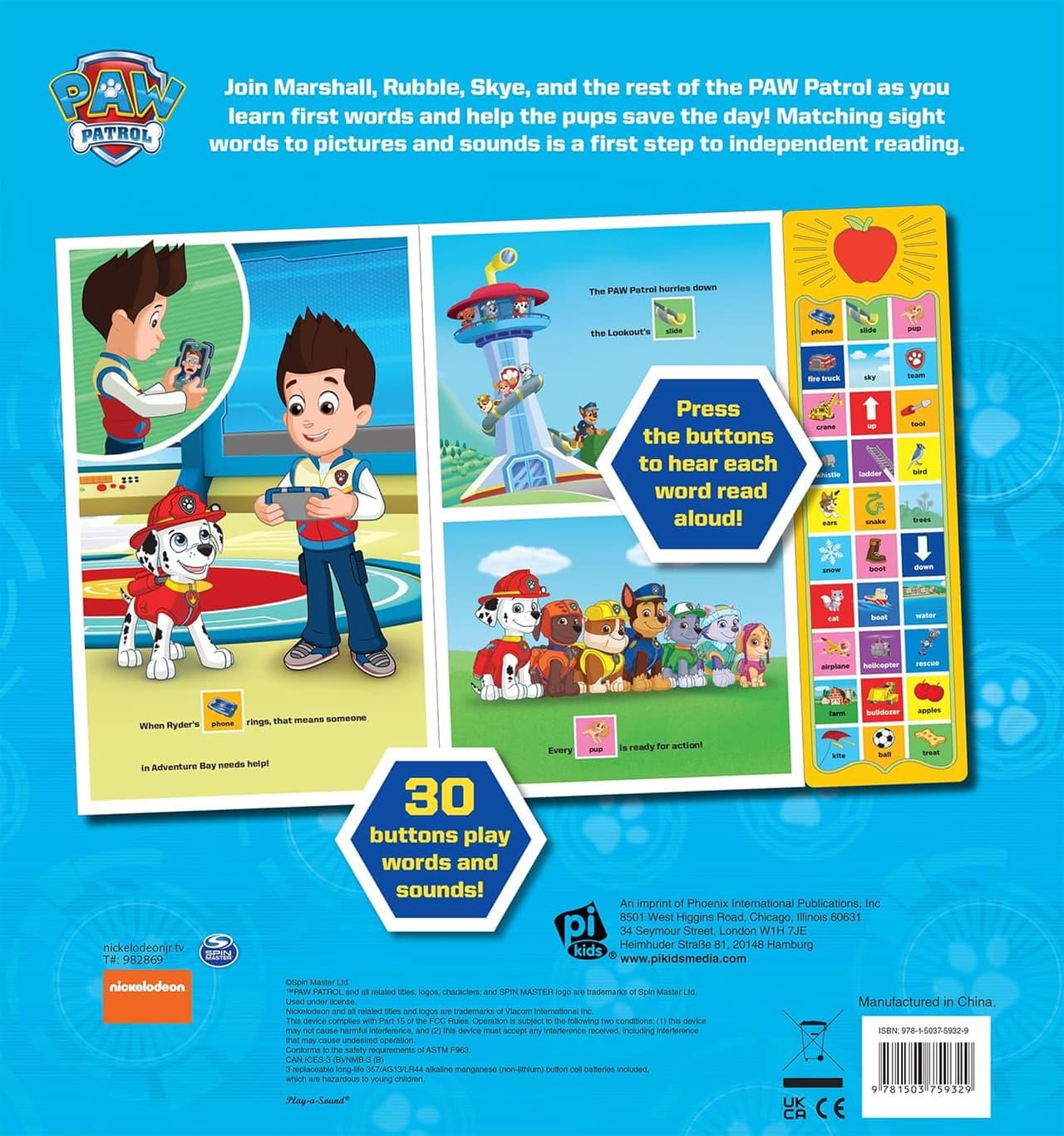First Words with Paw Patrol