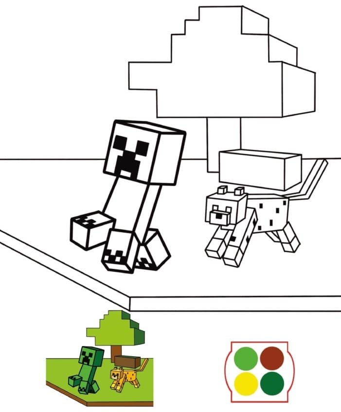 Minecraft. Боямақ