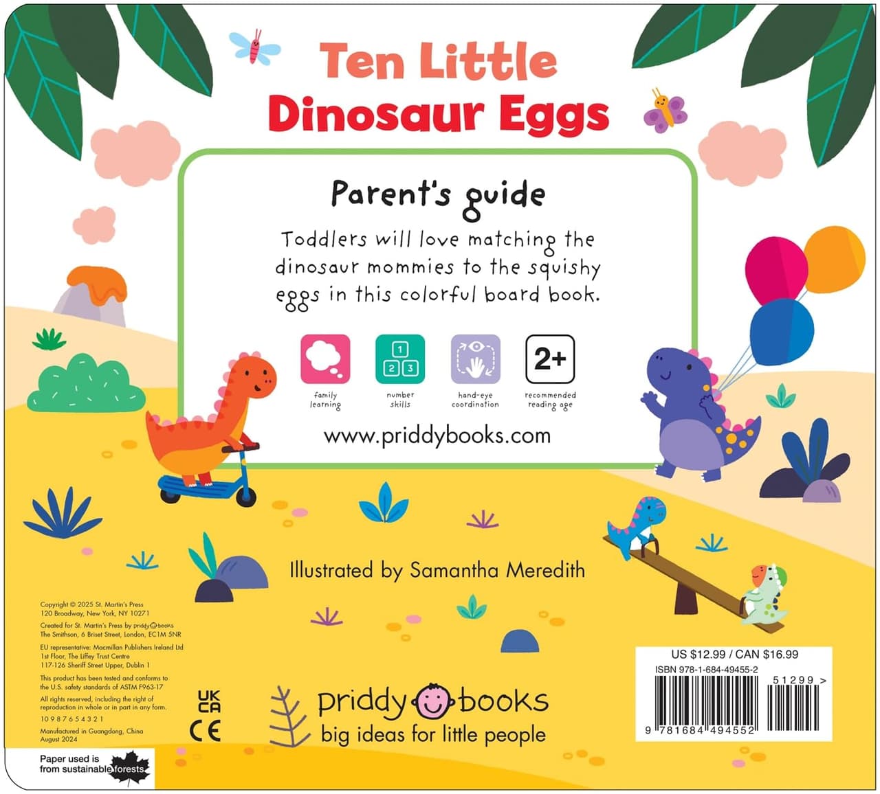 Ten Little Dinosaur Eggs