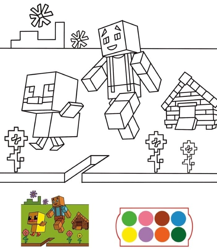 Minecraft. Боямақ