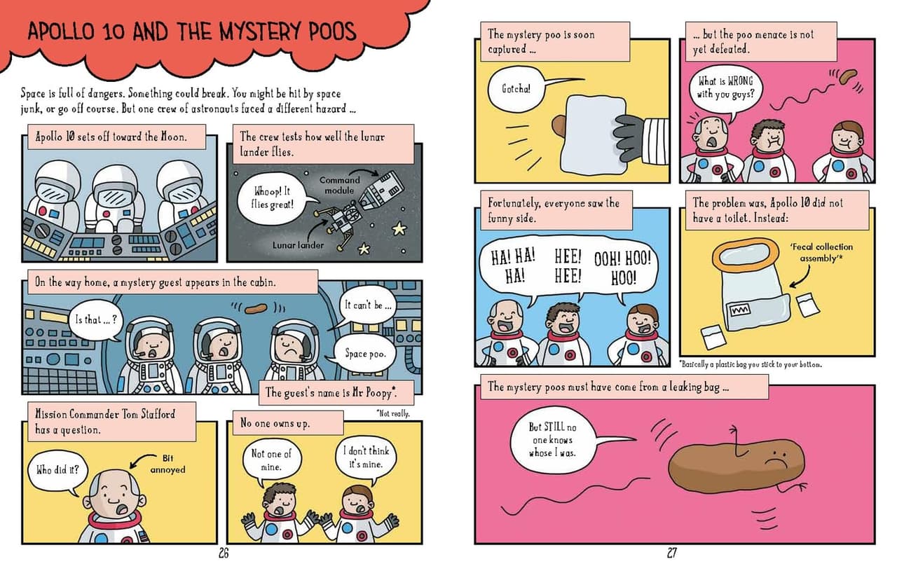 Comic Strip Science Adventures. Exploring Space